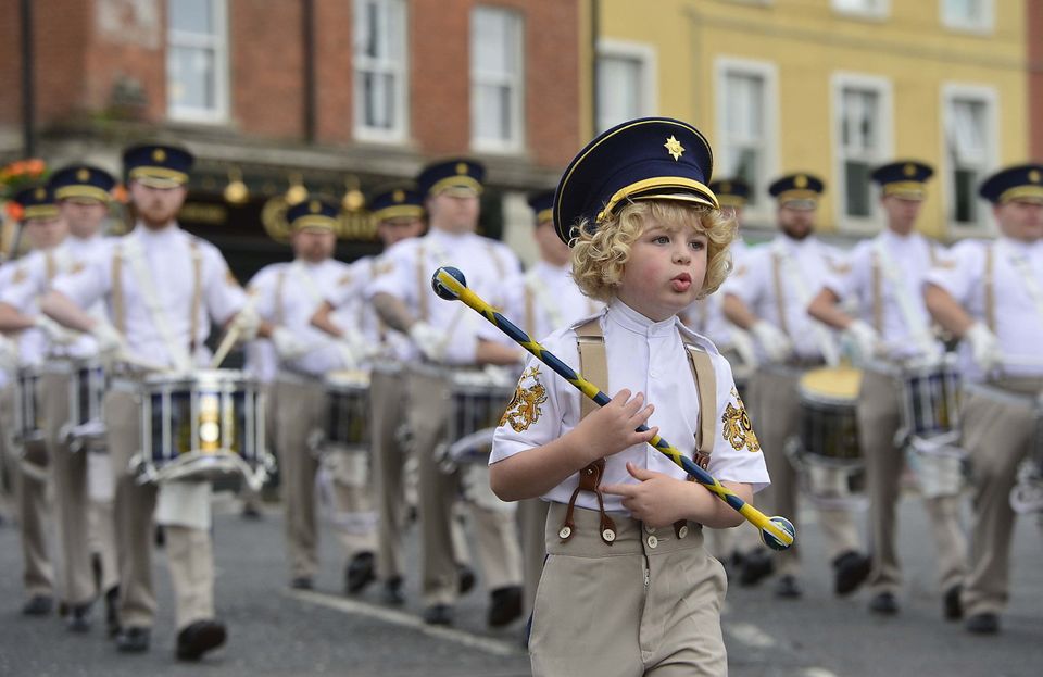 Carlisle Circus in Belfast start of the main Orange Order parade in the city last year (Pic: Arthur Allison/Pacemaker Press)